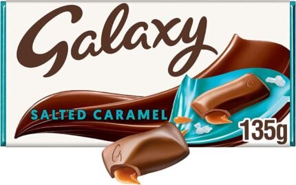 Salted Caramel Chocolate Bar 6 packs of 135g