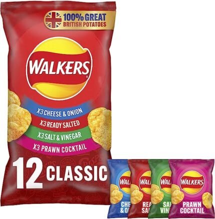 lassic Variety Multipack Crisps, 12x25g